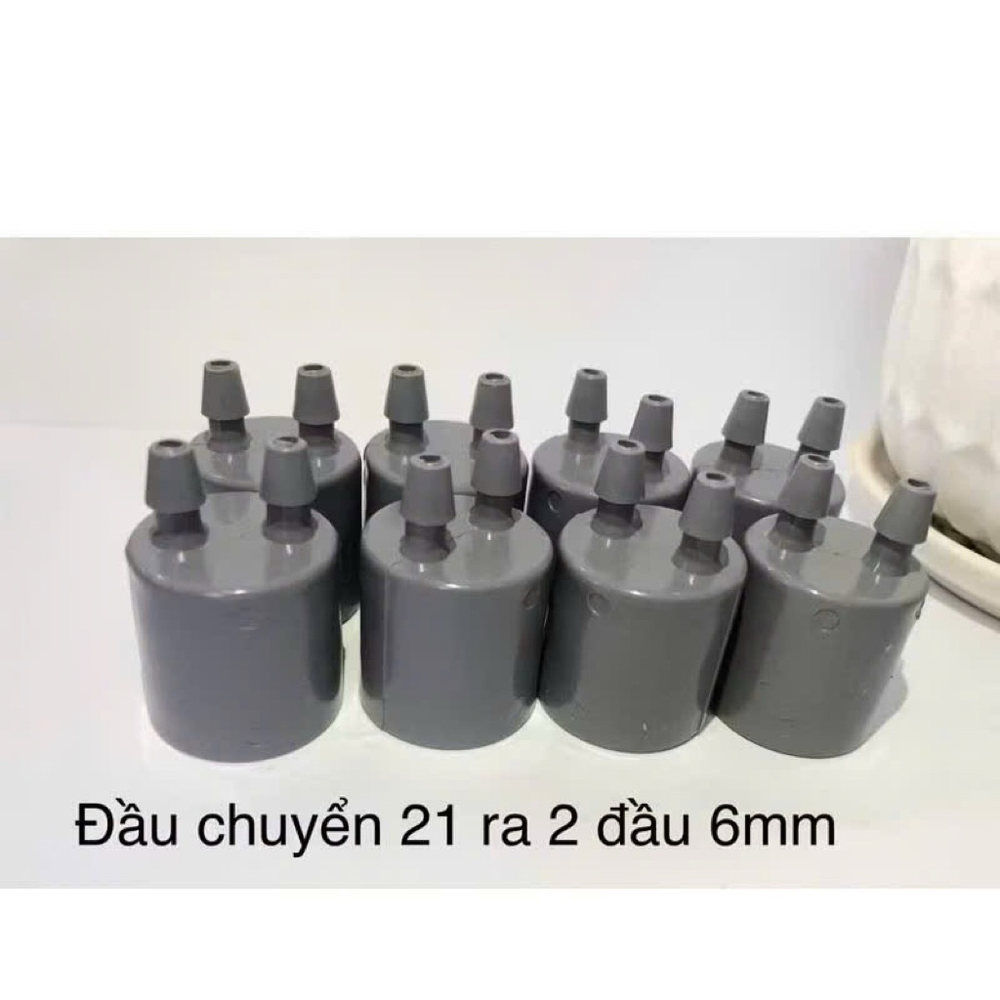 Bít PVC 21 ra 2 đầu 6mm - bộ sản phẩm Bít PVC 21 ra 2 đầu 6mm - bộ sản phẩm