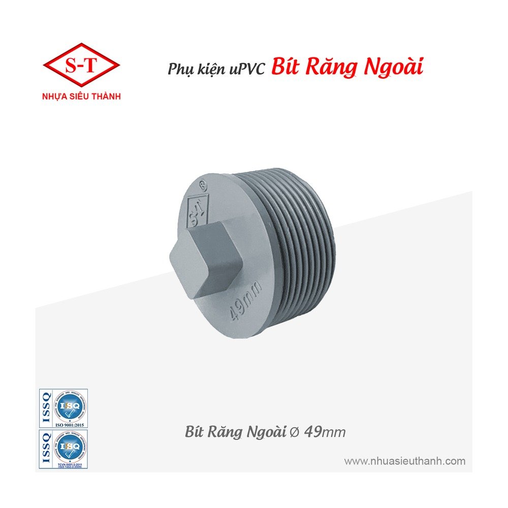 Bít răng ngoài uPVC brn-49