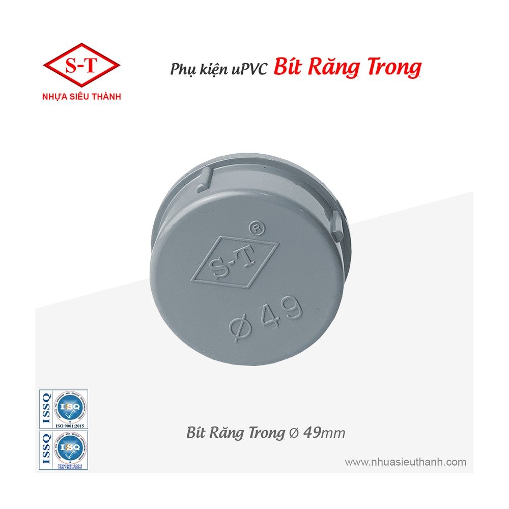Bít răng trong uPVC brt-49