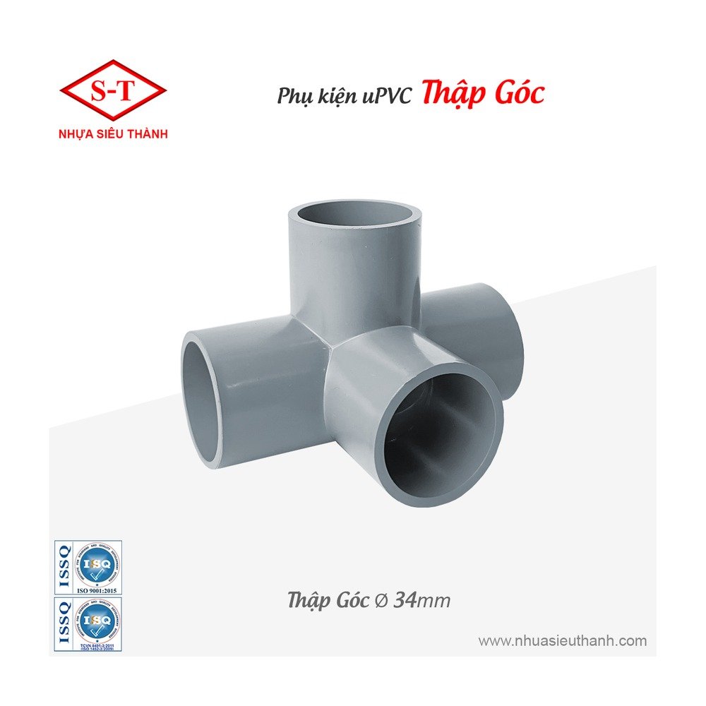 Chu thap goc uPVC ctg-34-b