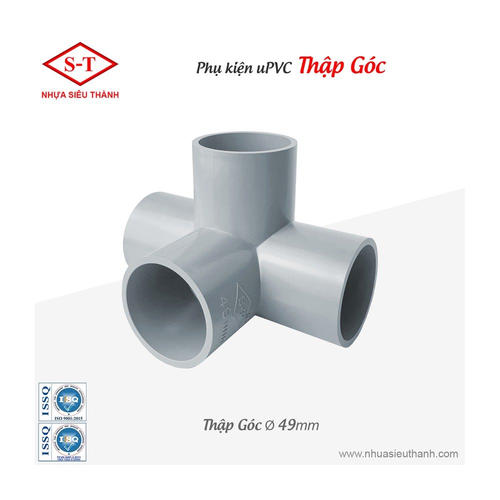 Chu thap goc uPVC ctg-49