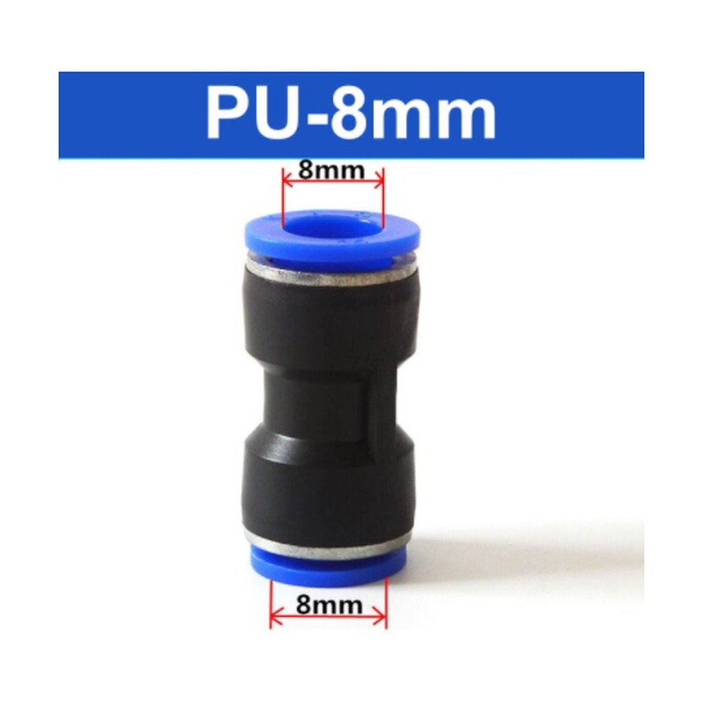 Nối nhanh thẳng khí nén gài ống PU 8mm