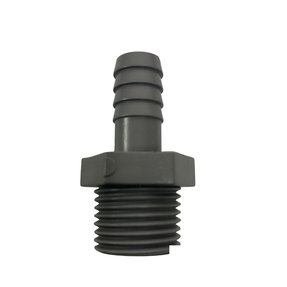Nối ren thẳng ống LDPE 20mm ren ngoài 21mm và 27mm uPVC