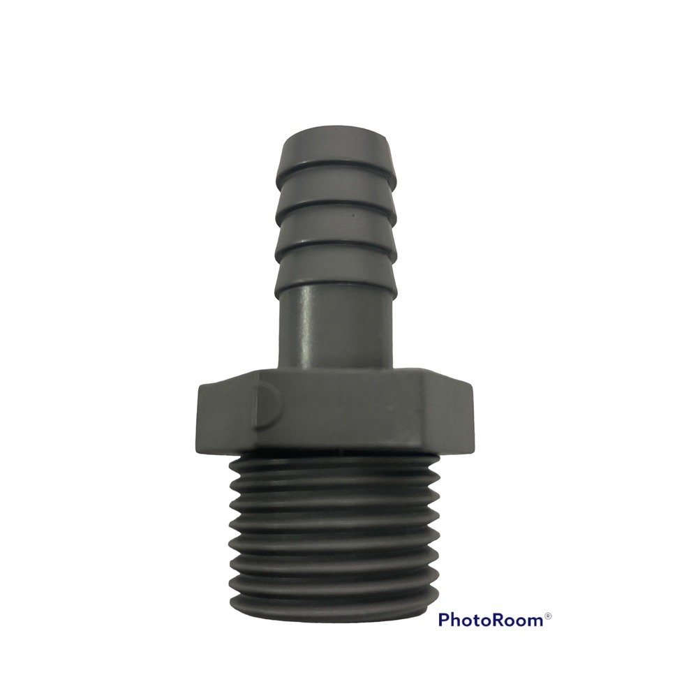 Nối ren thẳng ống LDPE 20mm ren ngoài 21mm và 27mm uPVC