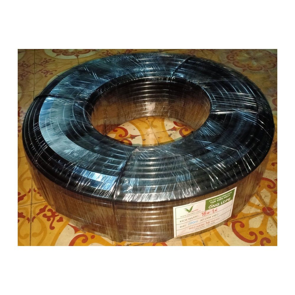 Ống LDPE 16mm 16x1.4 chuyên ống nhánh phun BVTV