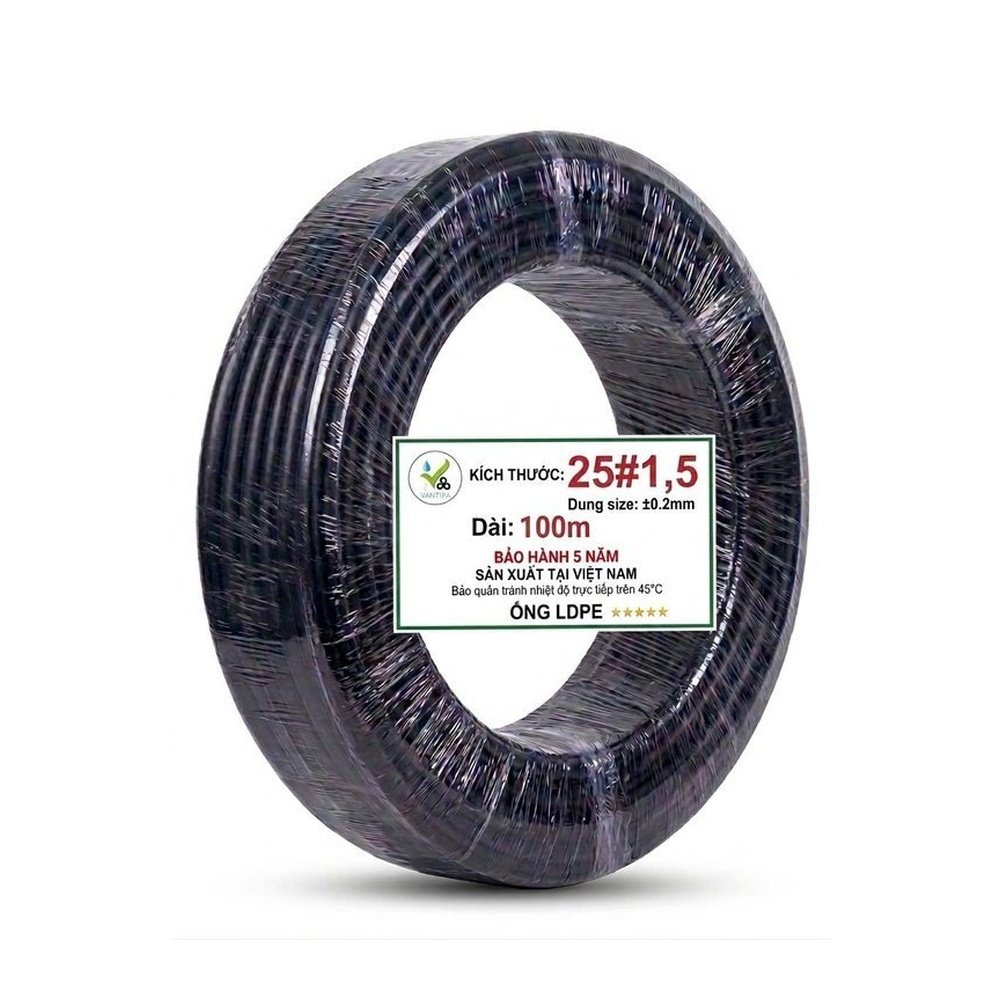 Ống LDPE 25mm 25x1.5 chuyên ống nhánh lớn cỡ 25 hệ thống tưới