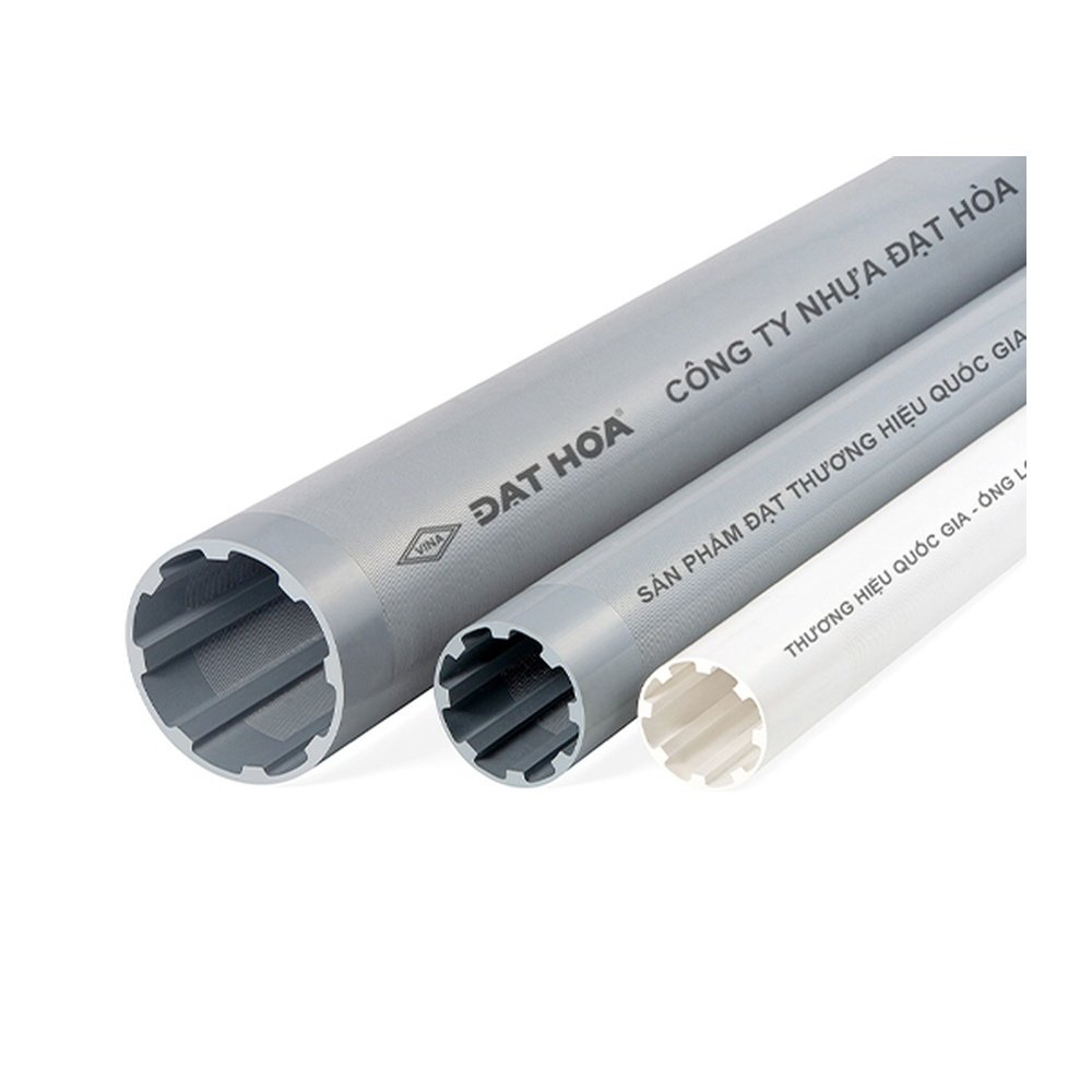Ống lọc giếng uPVC Đạt Hòa đầu ống - khe lọc khoan giếng