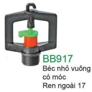 Béc nhỏ vuông có móc ren ngoài 17