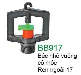 Béc nhỏ vuông có móc ren ngoài 17